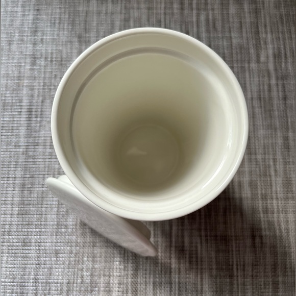 Tea Forte Cherry Blossom Flowers Tall Ceramic Tea Cup Mug With Lid No Infuser - Picture 2 of 10